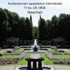 Kultarannan puutarhan opastuskierros