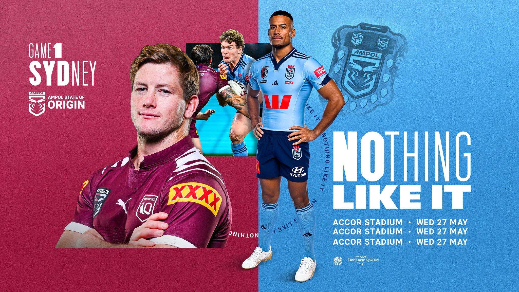 Ampol State of Origin I: Westpac NSW Blues v QLD Maroons