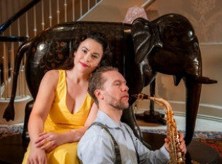 Champian Fulton och Klas Lindquist