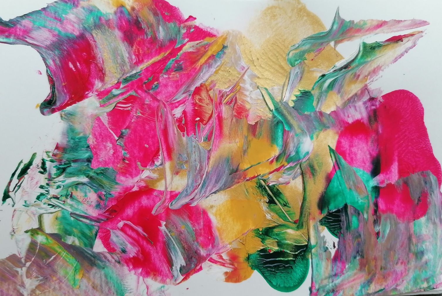 Abstraktin taiteen non-stop taidetyÃ¶paja lapsille ja perheille