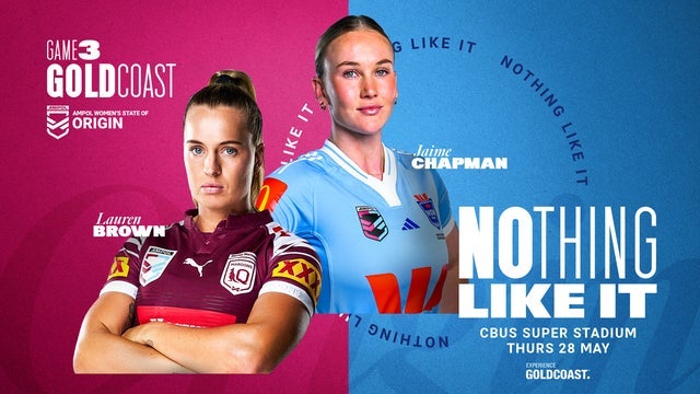Ampol Women's State of Origin III: QLD Maroons v Westpac NSW Blues