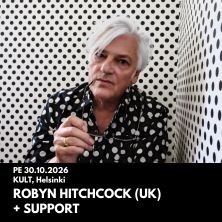 KULT Live: Robyn Hitchcock (UK) + support K-18