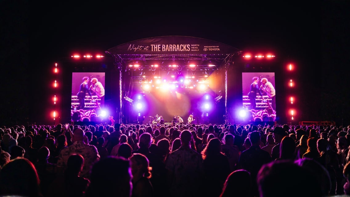 Night at The Barracks - The Temper Trap
