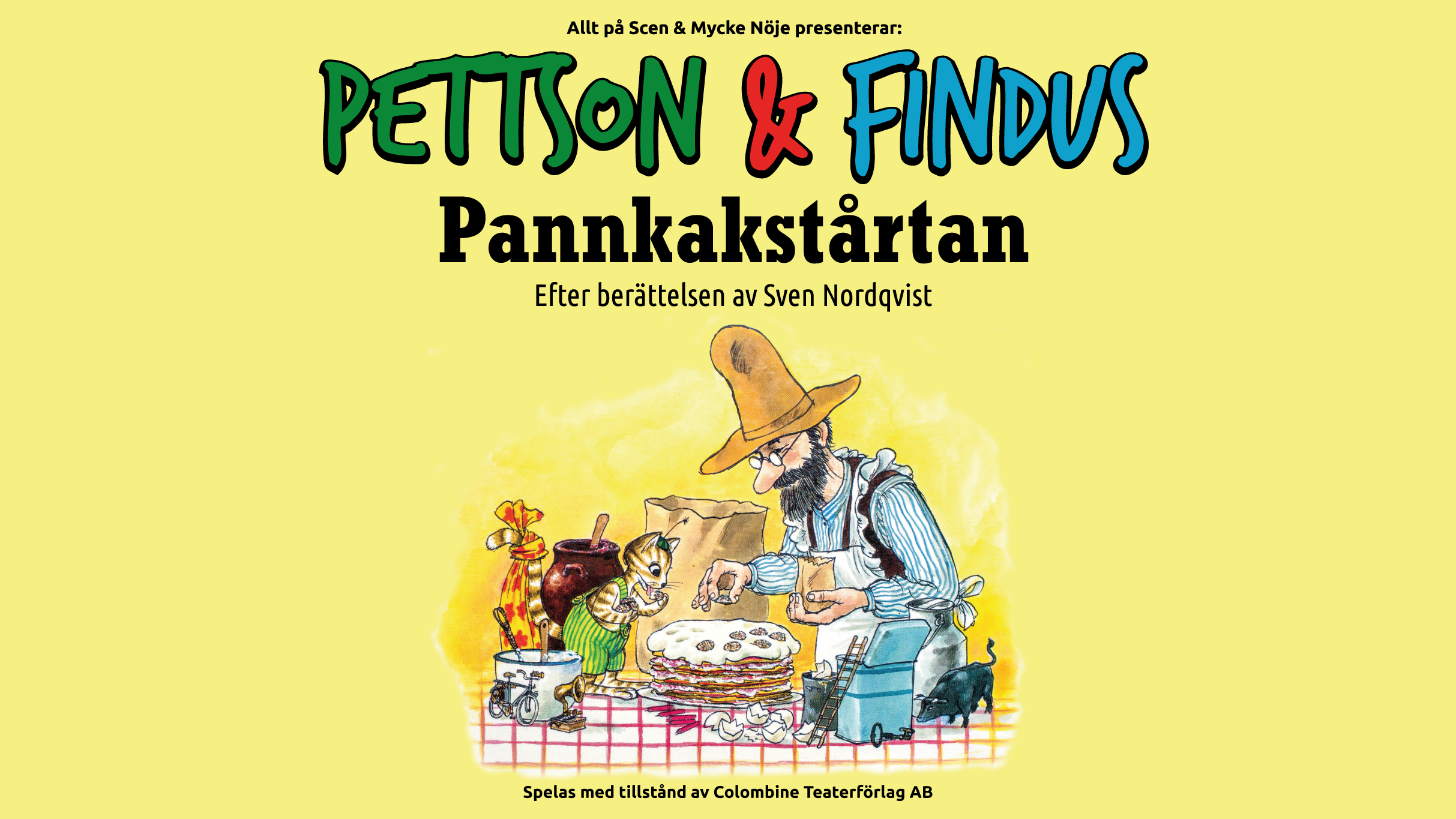 Pettson & Findus -  Pannkakstårtan