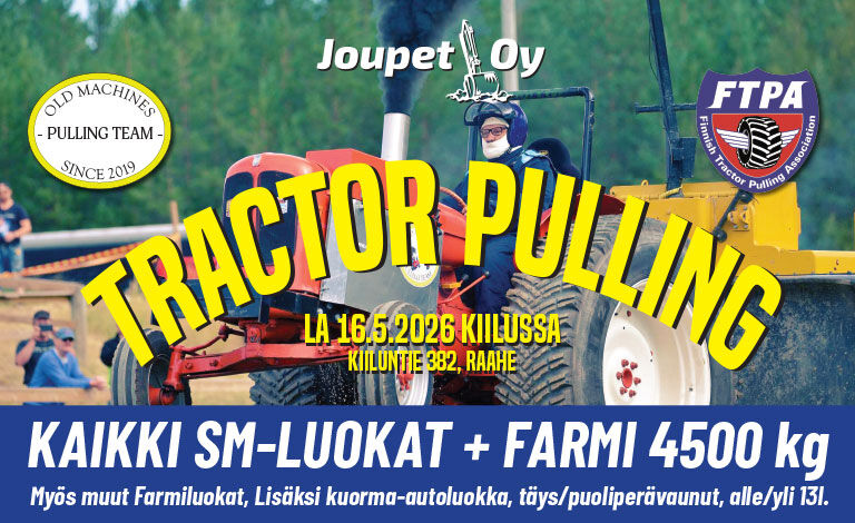 Tractor Pulling Kilpailu Raahessa