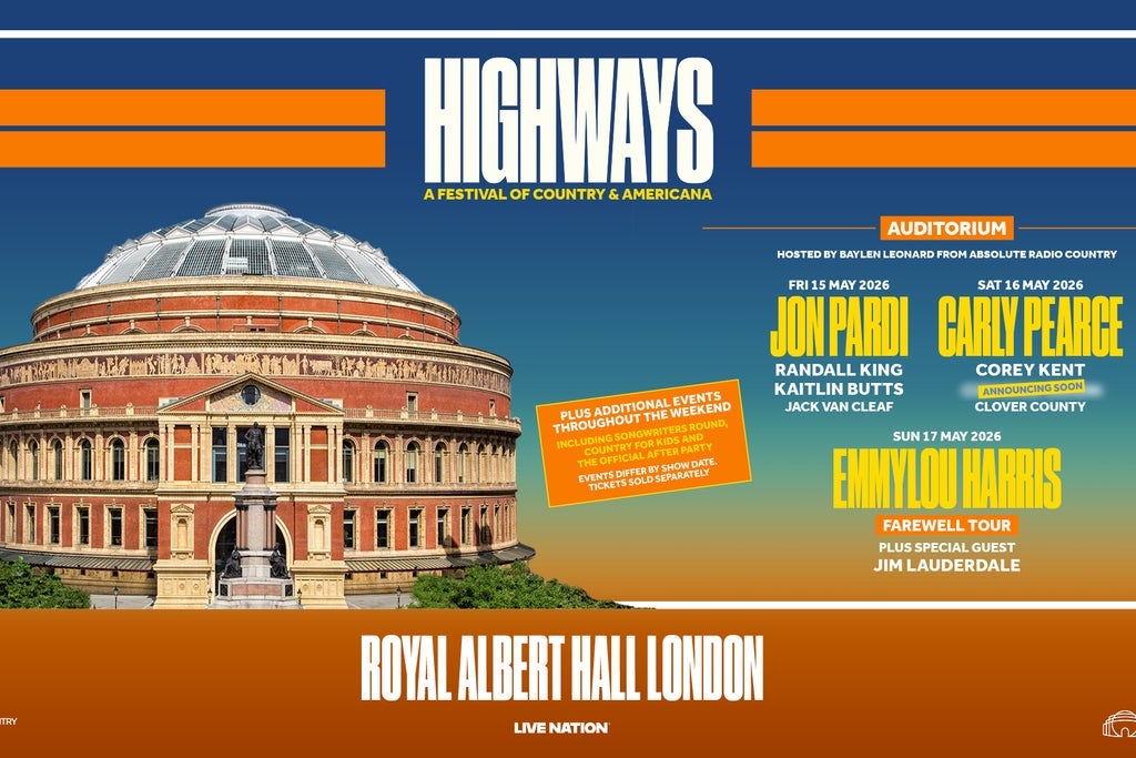 Highways - A Festival of Country & Americana - Jon Pardi & more