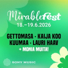 Mirable Fest 2026 - 2 PÄIVÄÄ VIP K-18