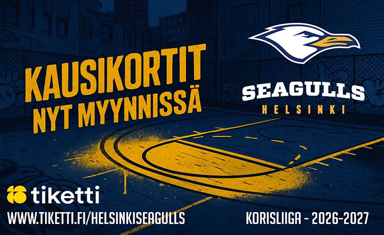 Helsinki Seagulls kausikortti 2026-2027
