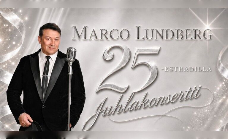 Marco Lundberg 25v estradilla -juhlakonsertti
