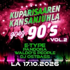 KUPARISAAREN KANSANJUHLA goes 90's vol 2 - KAVERILIPPU K-18