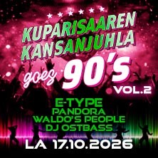 KUPARISAAREN KANSANJUHLA goes 90's vol 2 - KAVERILIPPU K-18
