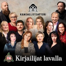 Kirjailijat lavalla!