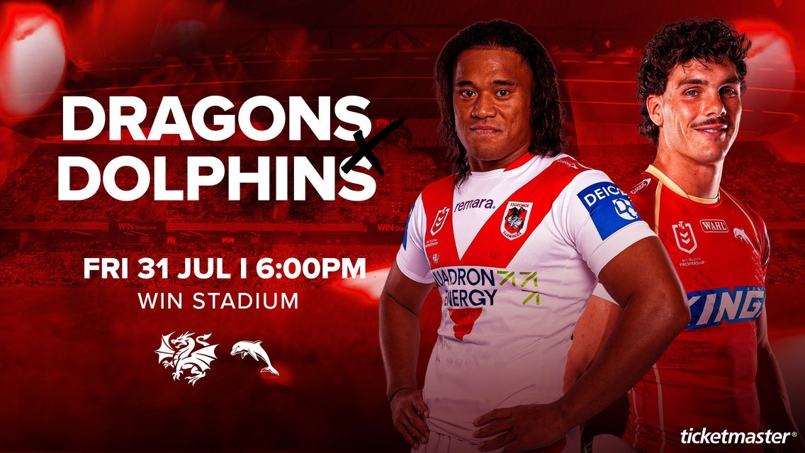 2026 NRL Telstra Premiership - Dragons v Dolphins
