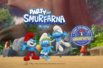 Party med Smurfarna