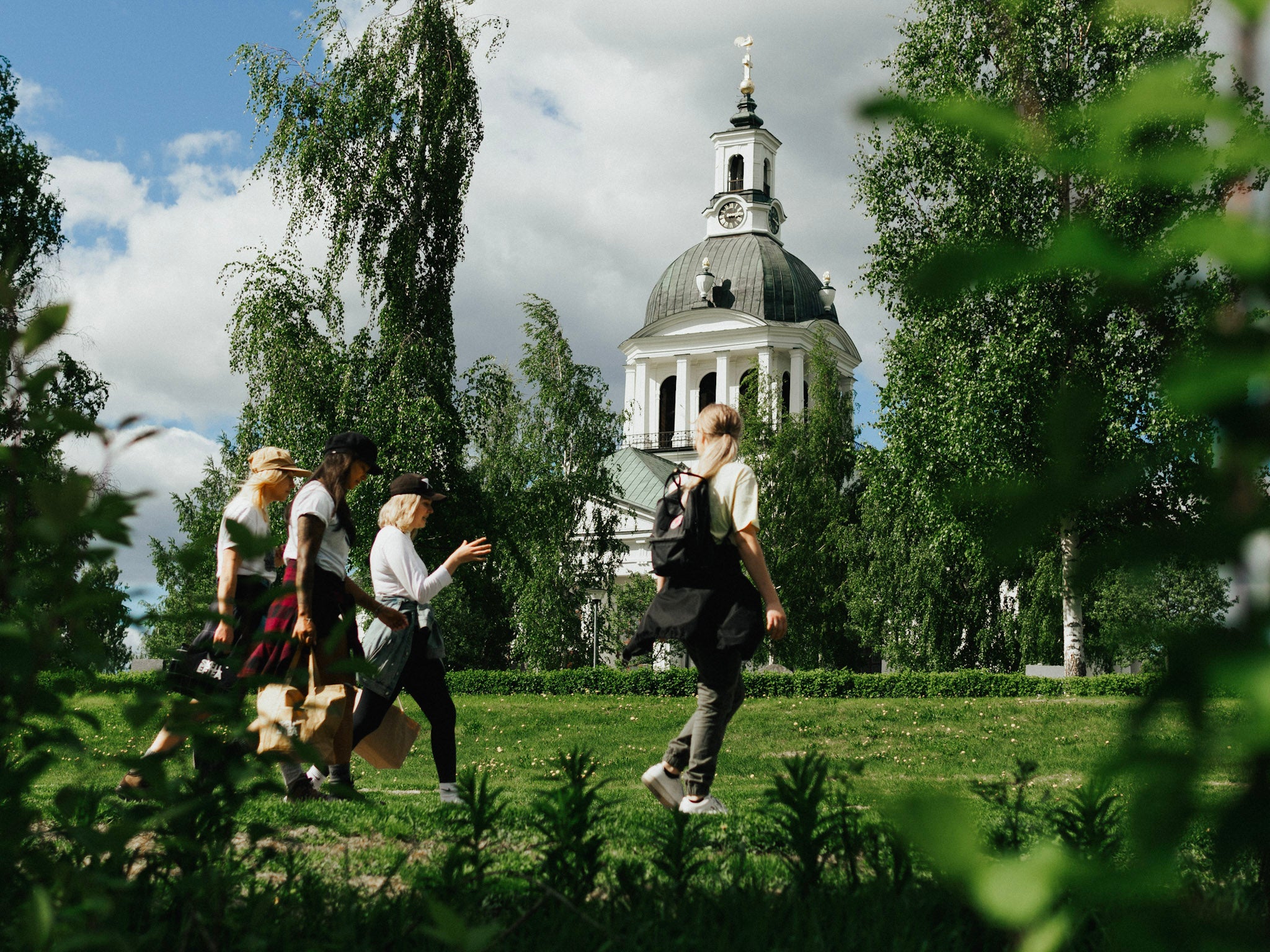 English guided city walk in Skellefteå
