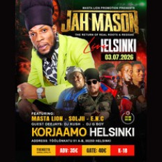 Jah Mason (JM) live in Helsinki K-18
