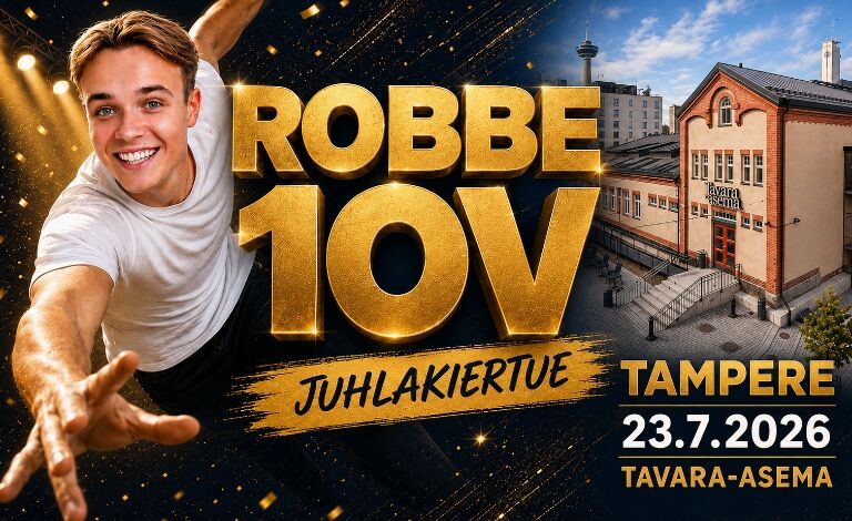 ROBBE 10v. JUHLAKIERTUE