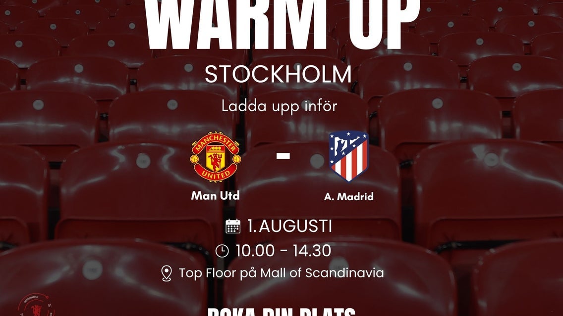 WARM UP PÅ TOP FLOOR, MALL OF SCANDINAVIA