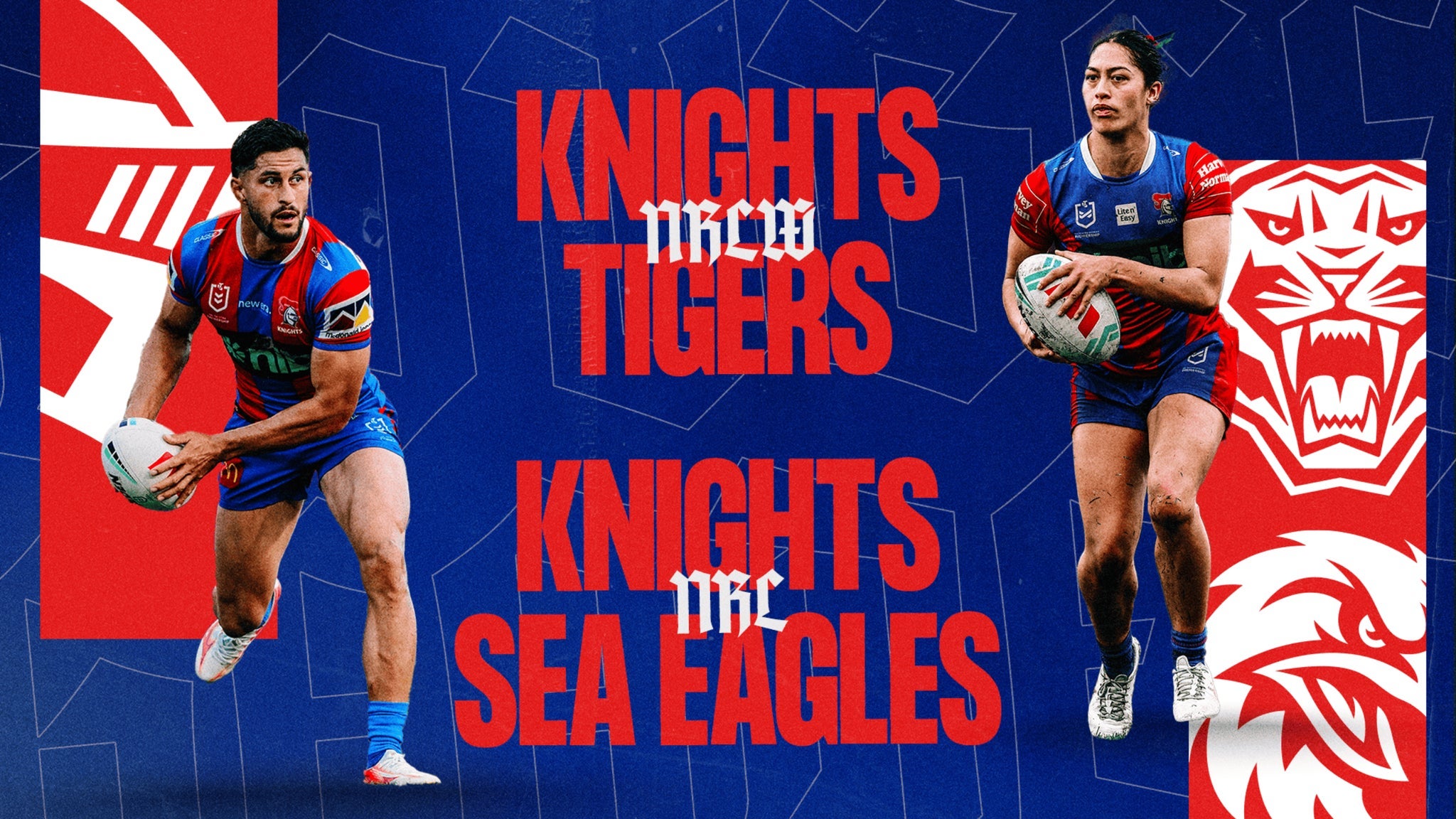 2026 NRL Telstra Premiership - Newcastle Knights v Manly Sea Eagles