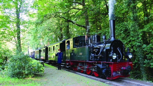 Dampfzugfahrt mit der Museums-Eisenbahn (Hin- und Rückfahrt)