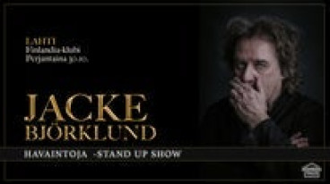 Jacke Björklund: Havaintoja -stand up show