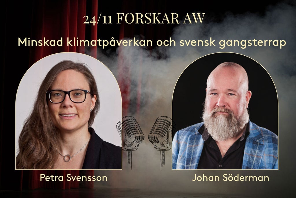 Ett smörrebröd, en dryck och två forskare