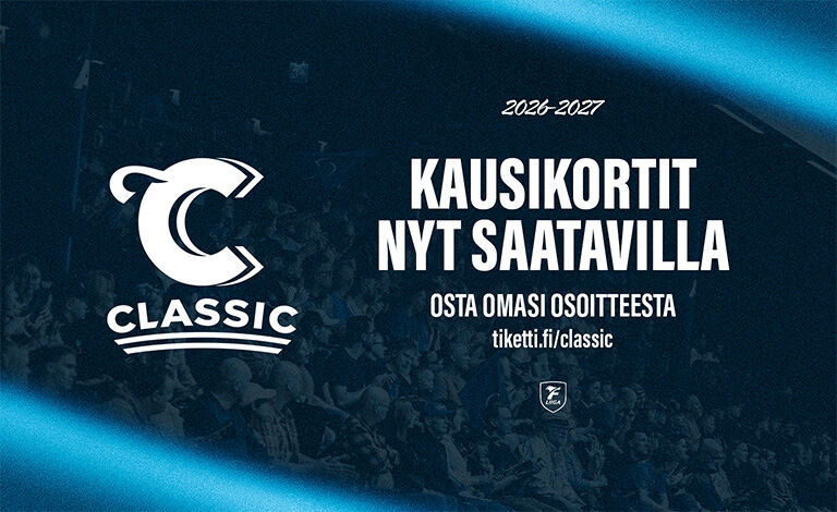 Salibandy Club Classic miehet kausikortti 2026-2027