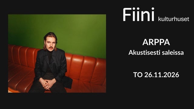 Arppa - Akustisesti saleissa