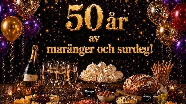 EUSKEFEURAT - 50 år av maränger och surdeg!