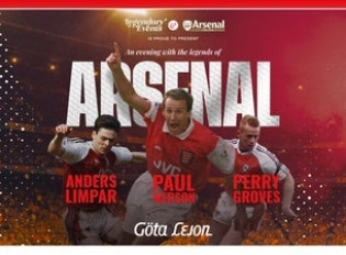 Arsenal Legends, Anders Limpar, Perry Groves & Paul Merson