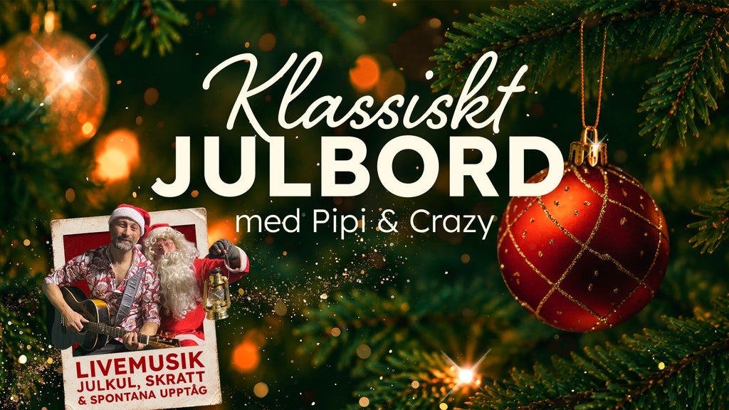 Klassiskt julbord med Pipi & Crazy