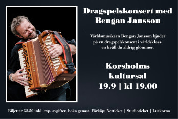Dragspelskonsert med Bengan Jansson