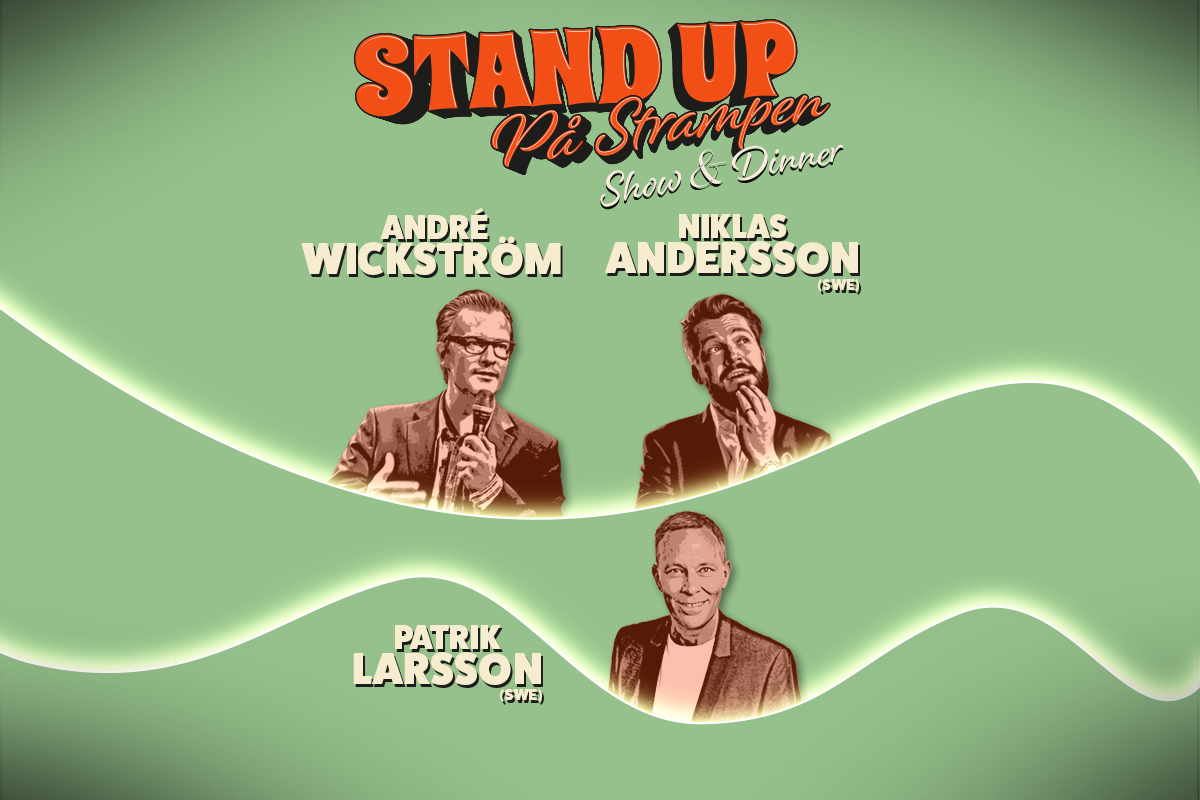 Stand up & Dinner på Strampen