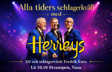 Alla tiders schlagerkväll med Herreys på Strampen!