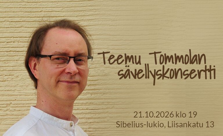 Teemu Tommolan sävellyskonsertti