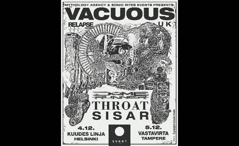 Vacuous (UK), Dome Runner, Throat, Sisar