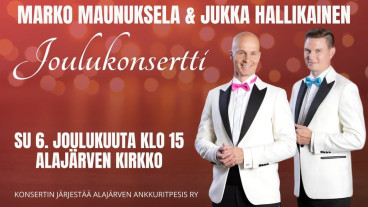 Joulukonsertti Marko Maunuksela & Jukka Hallikainen