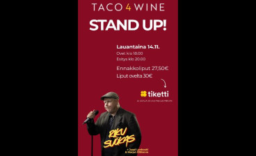 Taco 4 Wine STAND UP! - Riku Suokas