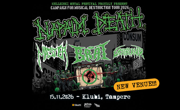 Napalm Death, Master, Brat, Goatburner