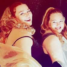 CATERINE THE CAT & SEIRENA ON THE STAGE